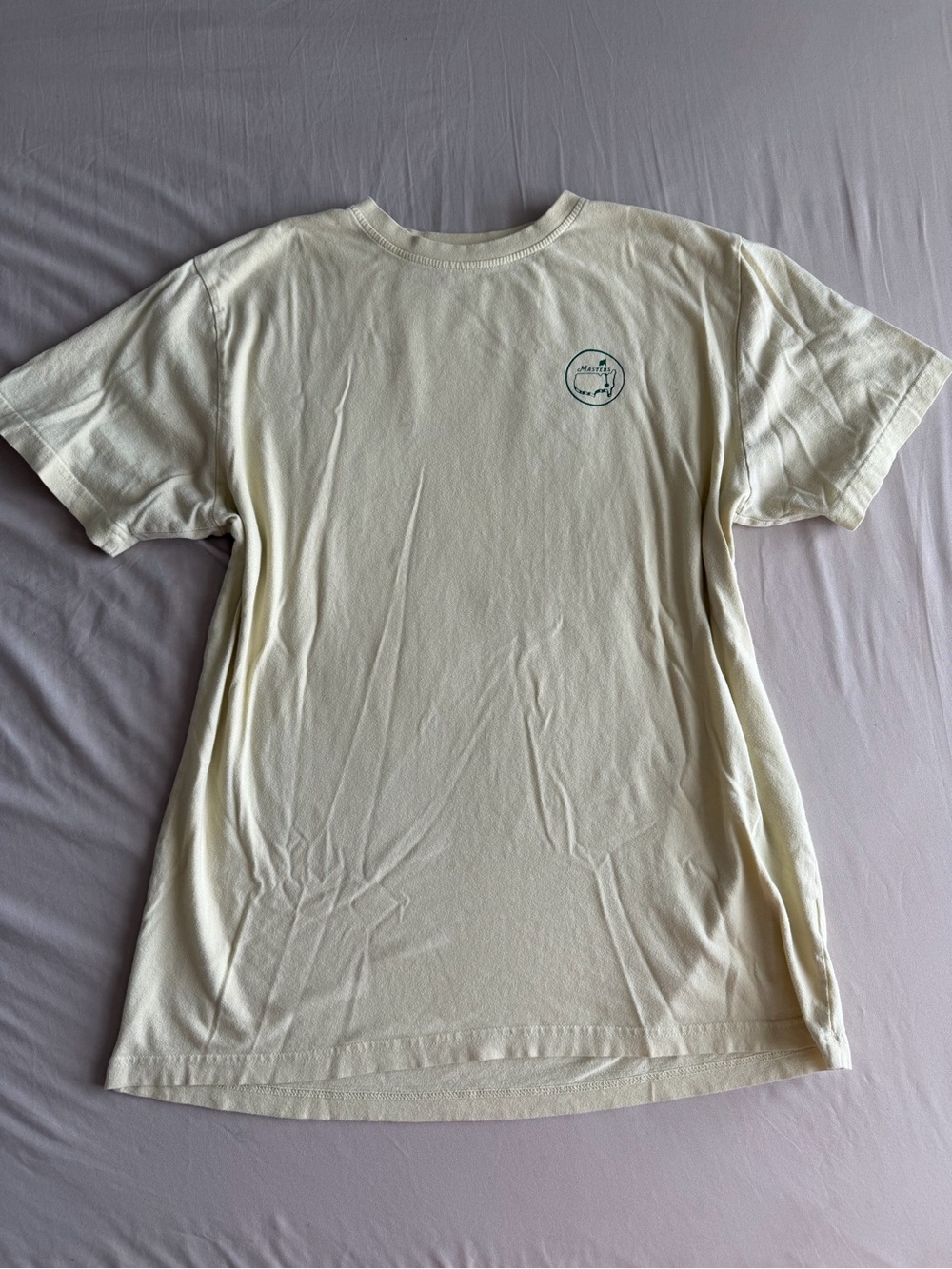 Masters Golf Light Green Augusta Egg Salad Graphic T-Shirt (M)